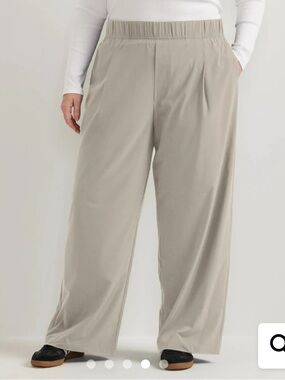 Eddie Bauer Departure High-Rise Wide Leg Travel Pants khaki size 2XL NEW NWT